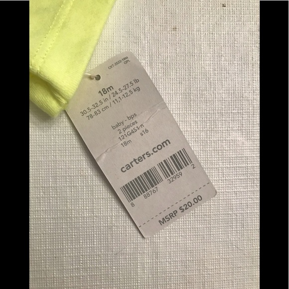 Carter’s 18 month collared onesie - NWT - Picture 2 of 4